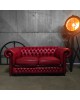 Chesterfield Tweezit Rood